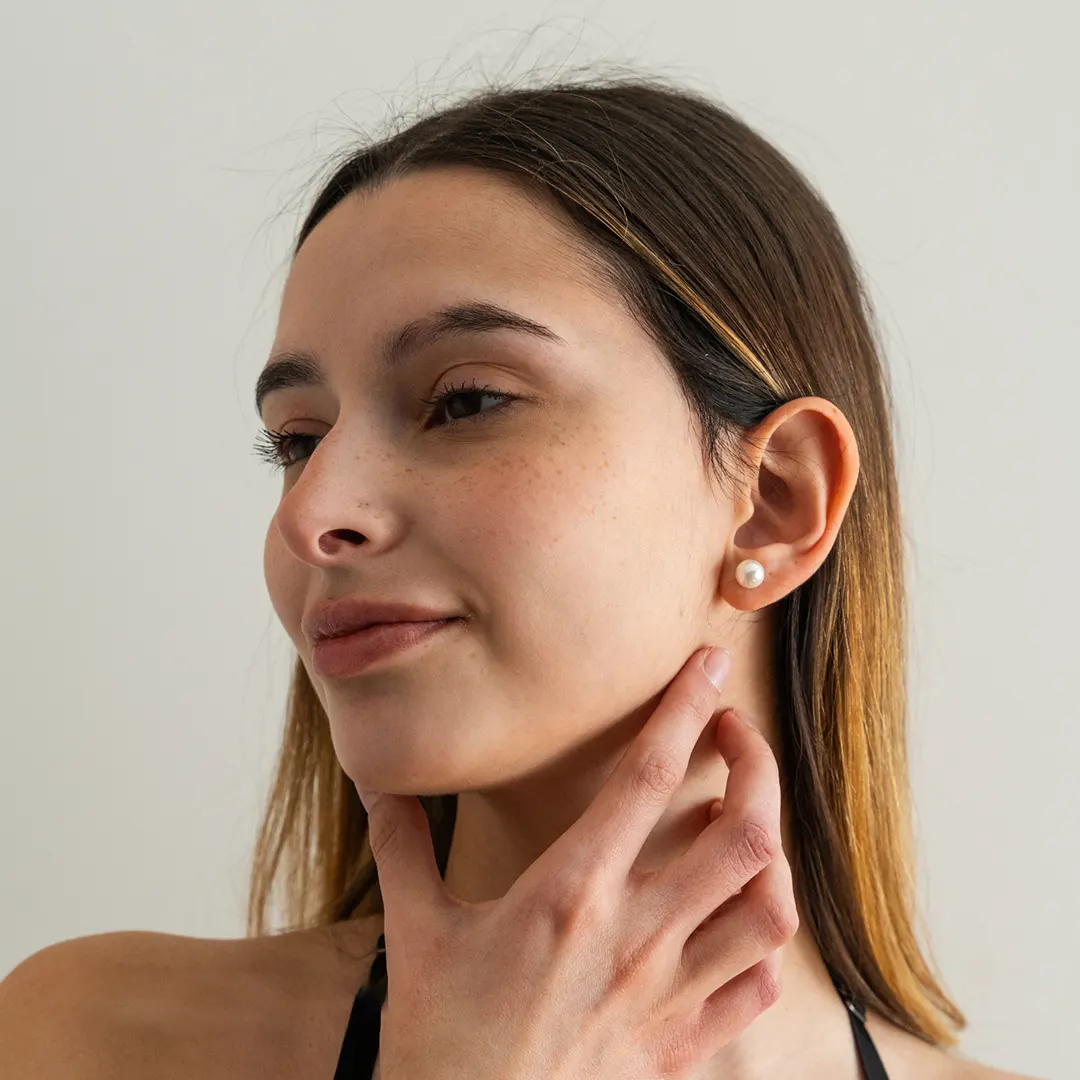rostro de mujer después de tratamiento para la rosácea